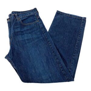 Levi's Blue Dark Wash 569 Straight Jeans | Size 38 Regular